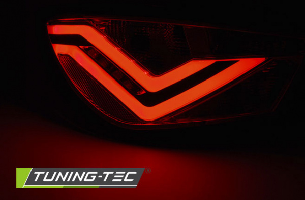 LED Lightbar Design Rückleuchten für Seat Ibiza 6J (3-Türer) 08-12 schwarz